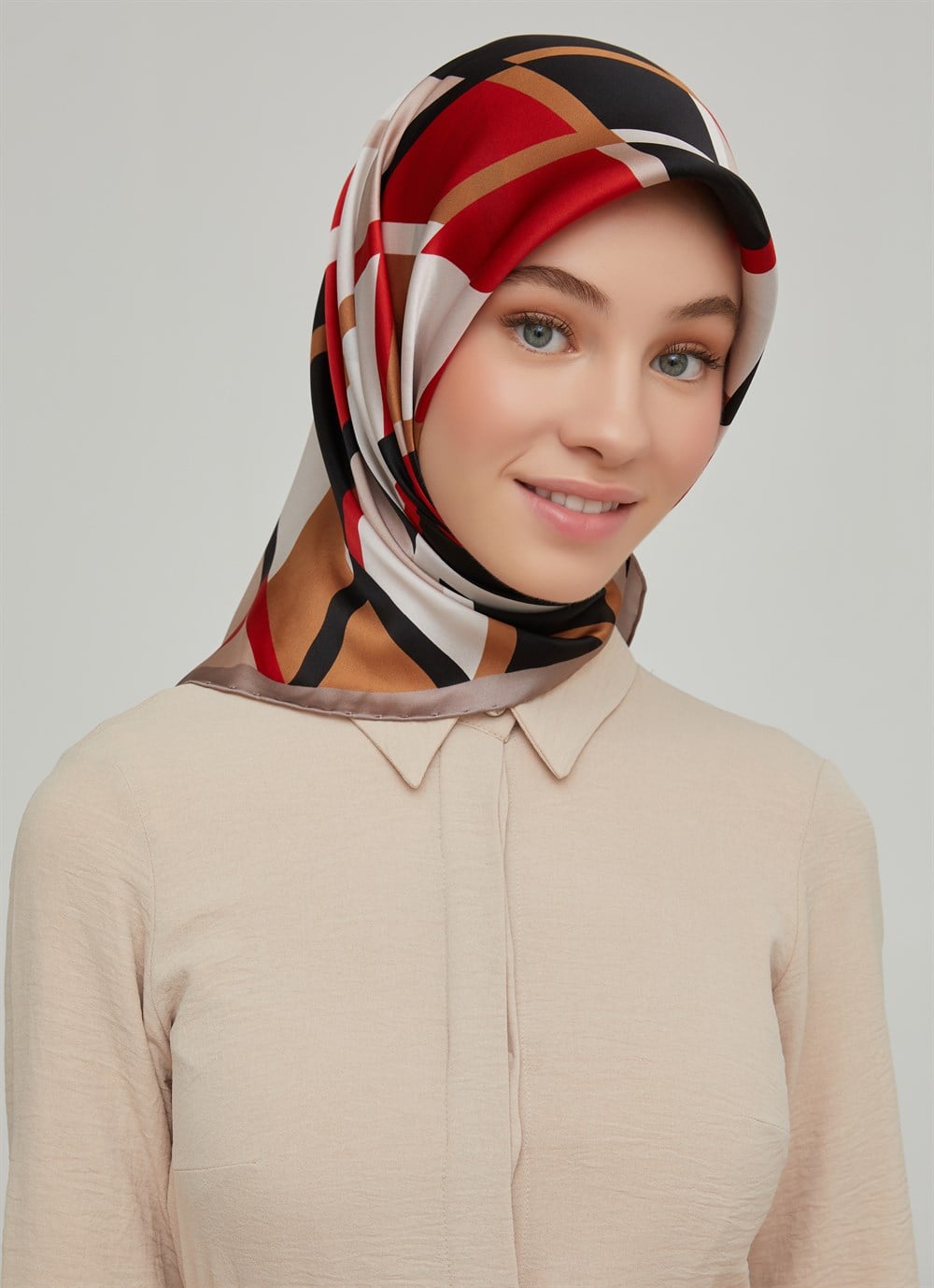 Armine Silk Scarf 2021/2022 Fall-Winter - 8664D-01 - Satin