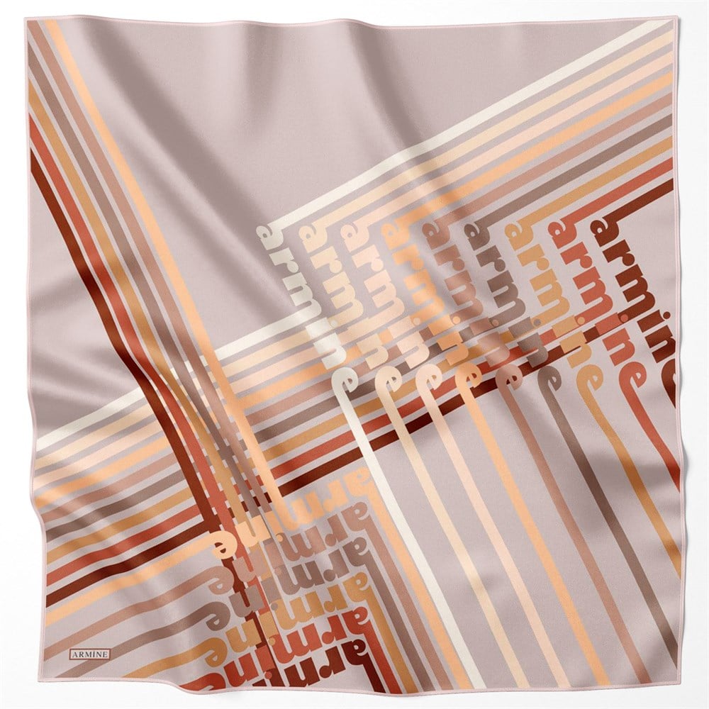 Armine Silk Scarf 2021/2022 Fall-Winter - 8617D-01 - Twill
