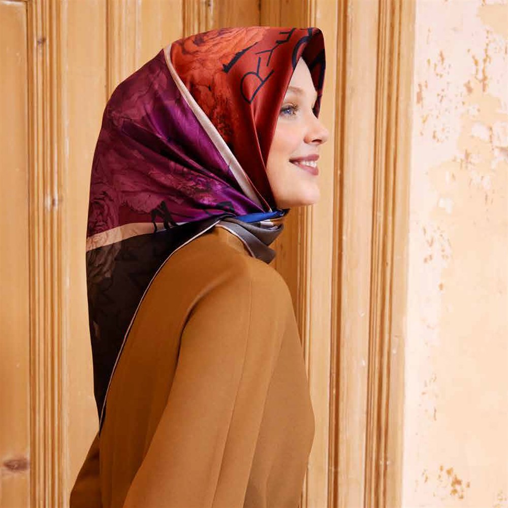 Armine İpek Eşarp 2021/2022 Sonbahar Kış - 8637D-04 - Sura
