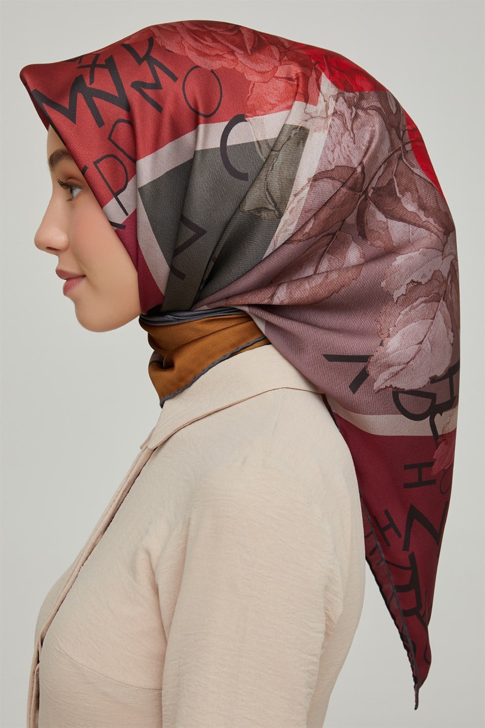 Armine İpek Eşarp 2021/2022 Sonbahar Kış - 8637D-09 - Sura