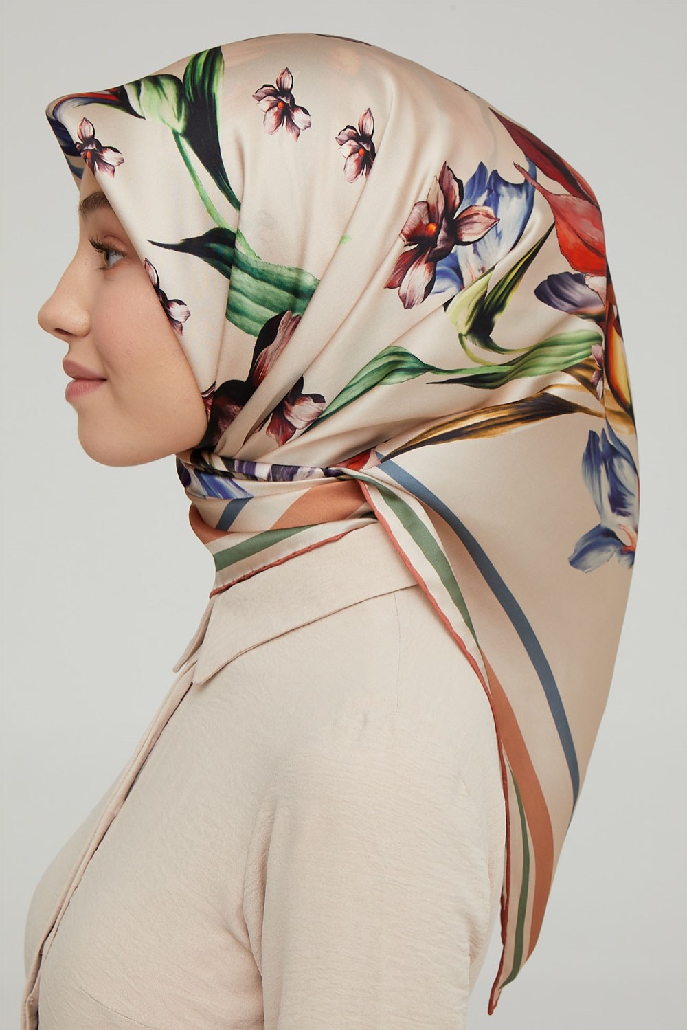 Armine Silk Scarf 2021/2022 Fall-Winter - 8662D-10 - Satin