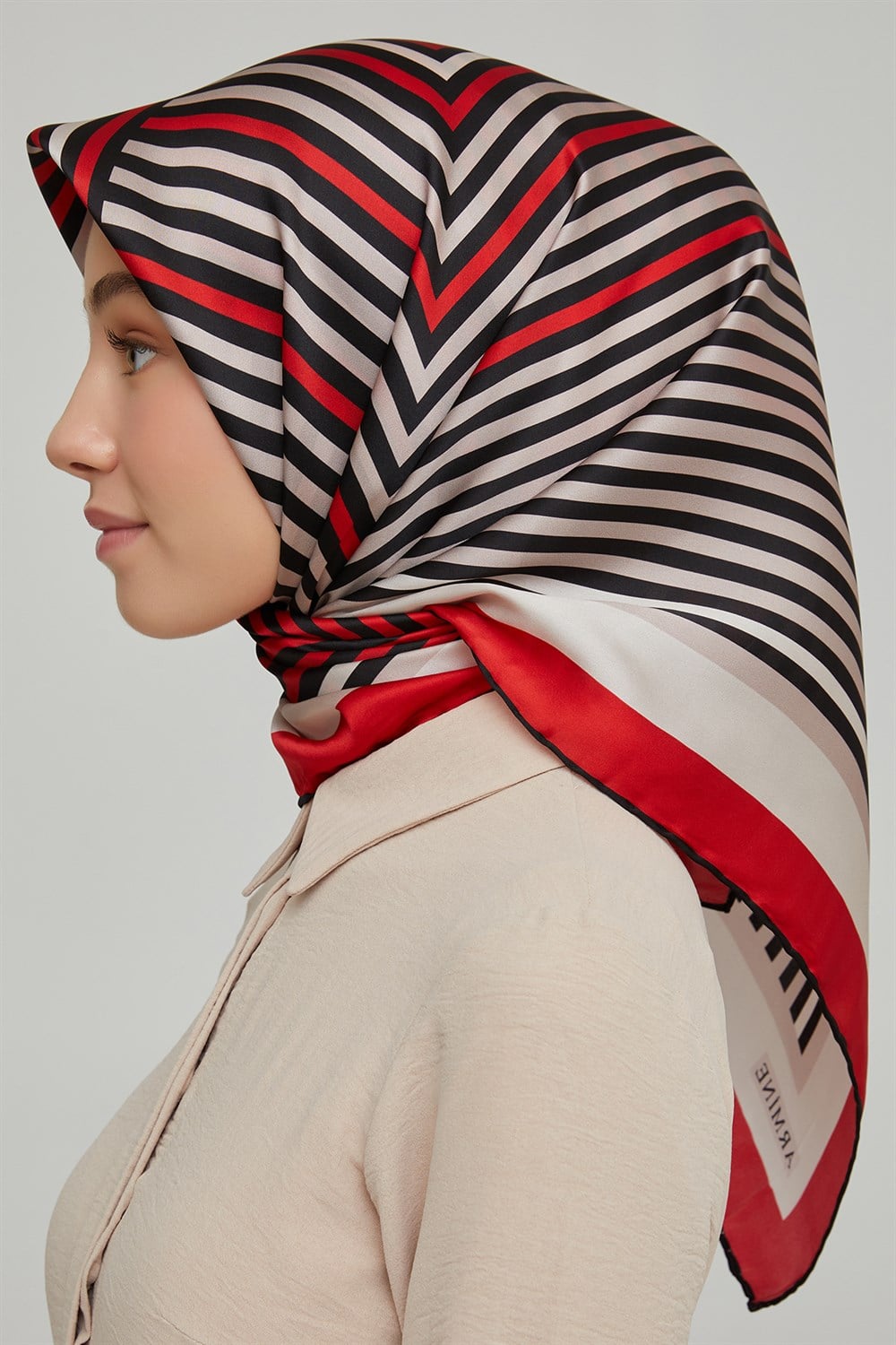 Armine İpek Eşarp 2021/2022 Sonbahar Kış - 8633D-07 - Sura