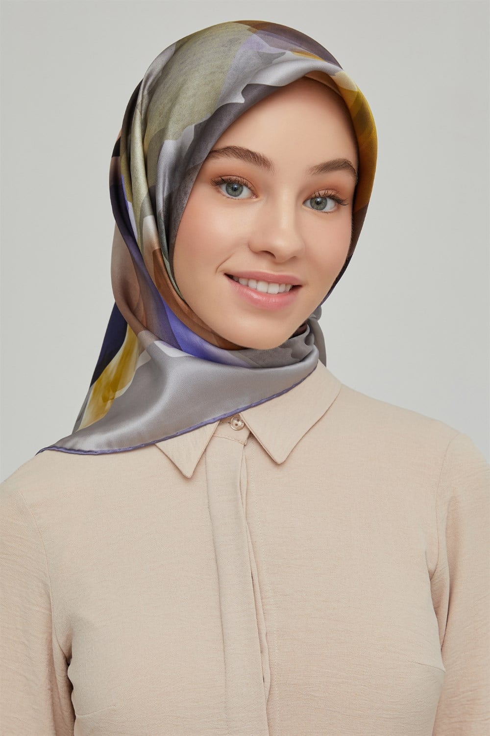 Armine Silk Scarf 2021/2022 Fall-Winter - 8628D-10 - Satin