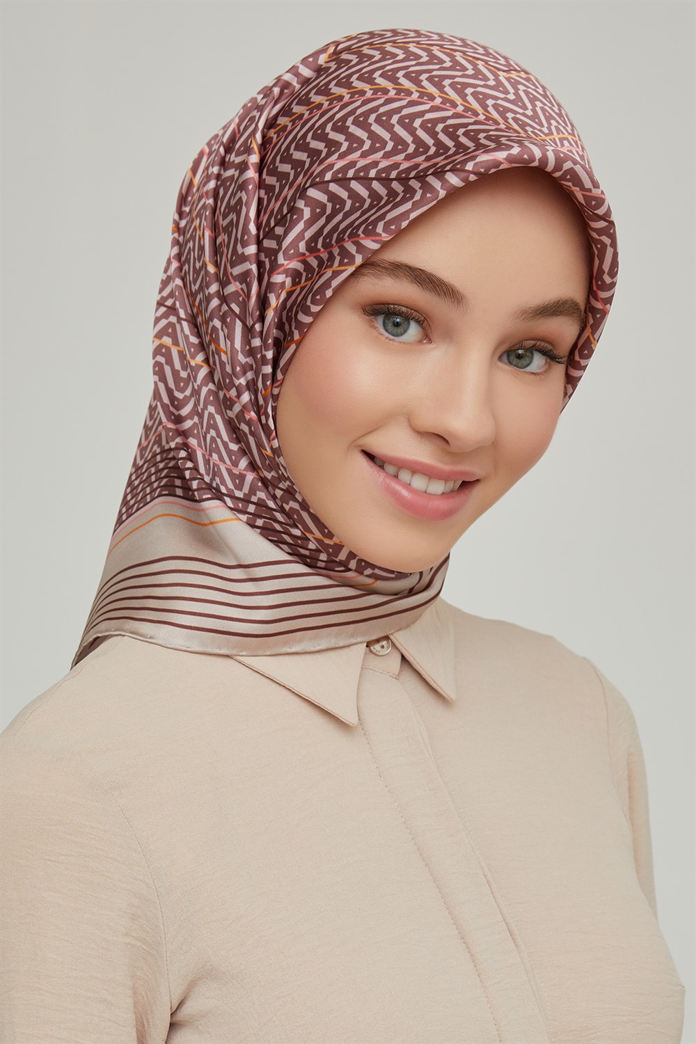 Armine Silk Scarf 2021/2022 Fall-Winter - 8631D-08 - Satin