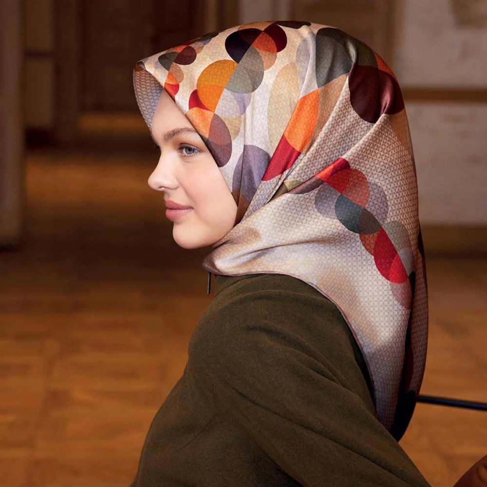 Armine İpek Eşarp 2021/2022 Sonbahar Kış - 8604D-35 - Sura