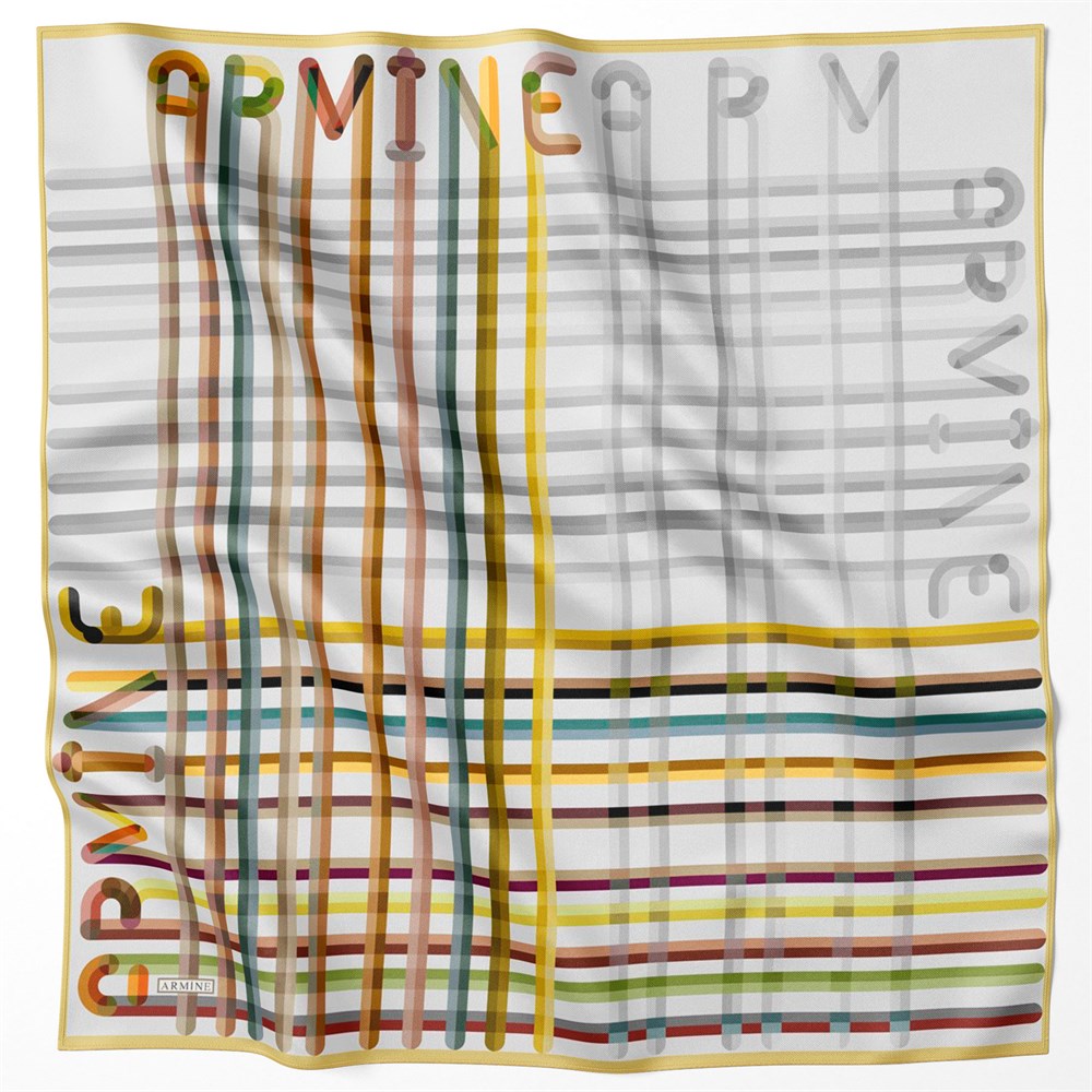 Armine Silk Scarf 2022 Spring-Summer - 8701D-50 - Satin