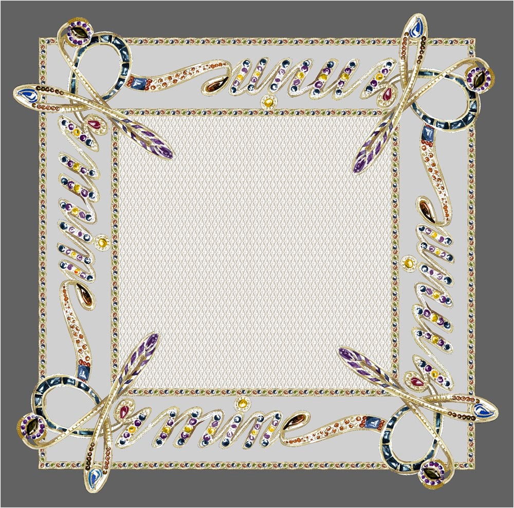 Armine İpek Eşarp 2022 İlkbahar-Yaz - 8762D-39 - Tivil