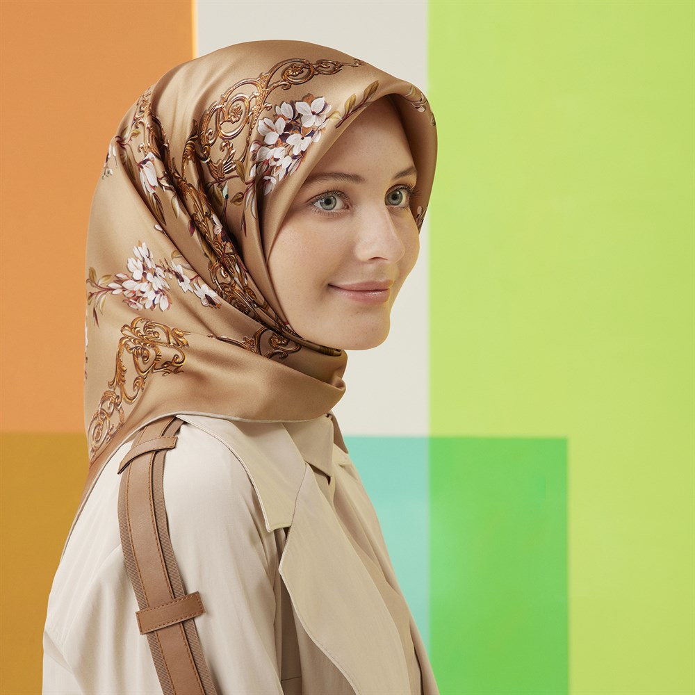 Armine İpek Eşarp 2022 İlkbahar-Yaz - 8716D-31 - Sura