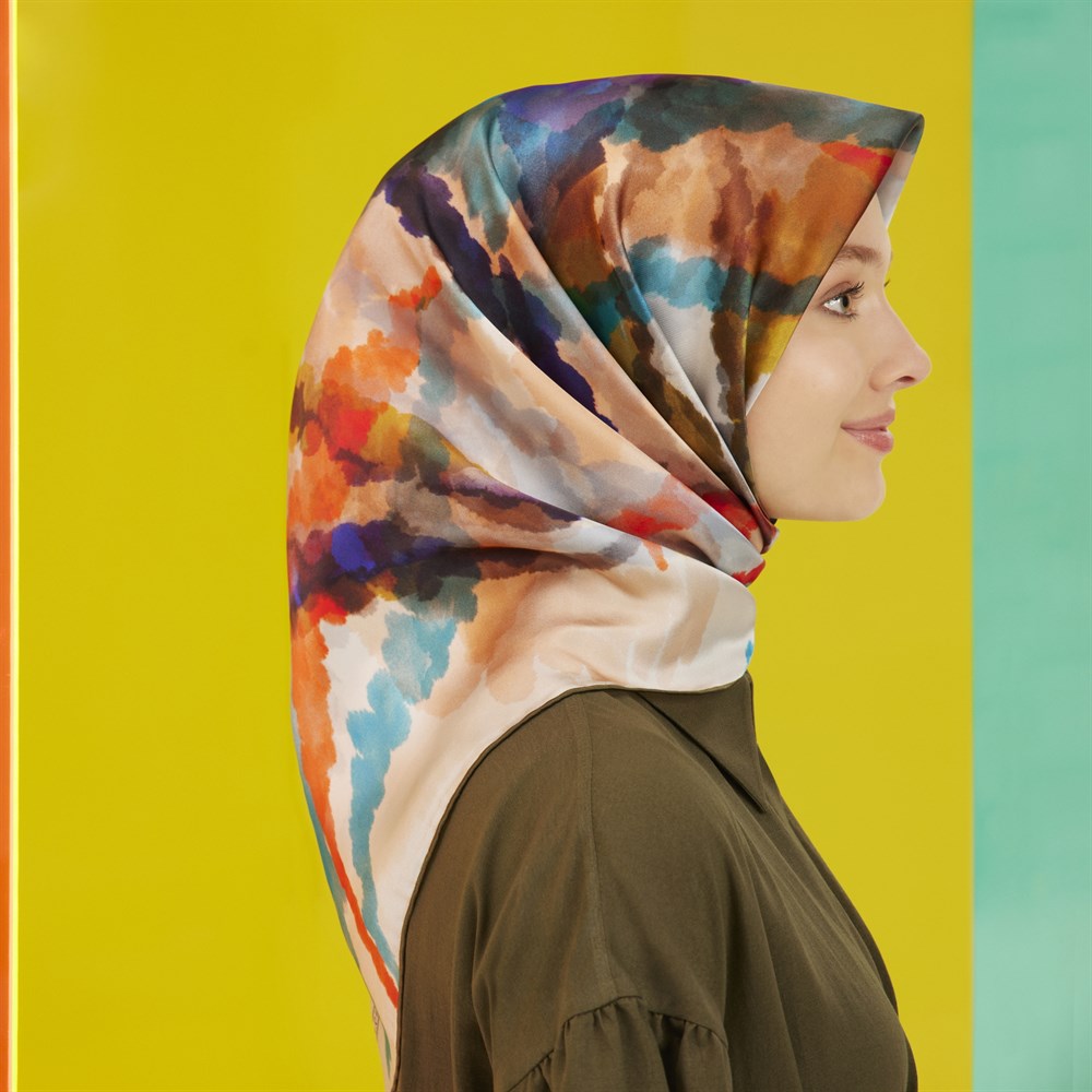 Armine İpek Eşarp 2022 İlkbahar-Yaz - 8747D-09 - Sura