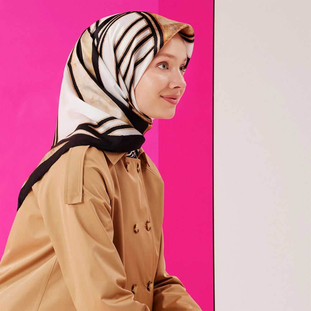 Armine İpek Eşarp 2022 İlkbahar-Yaz - 8749D-09 - Tivil