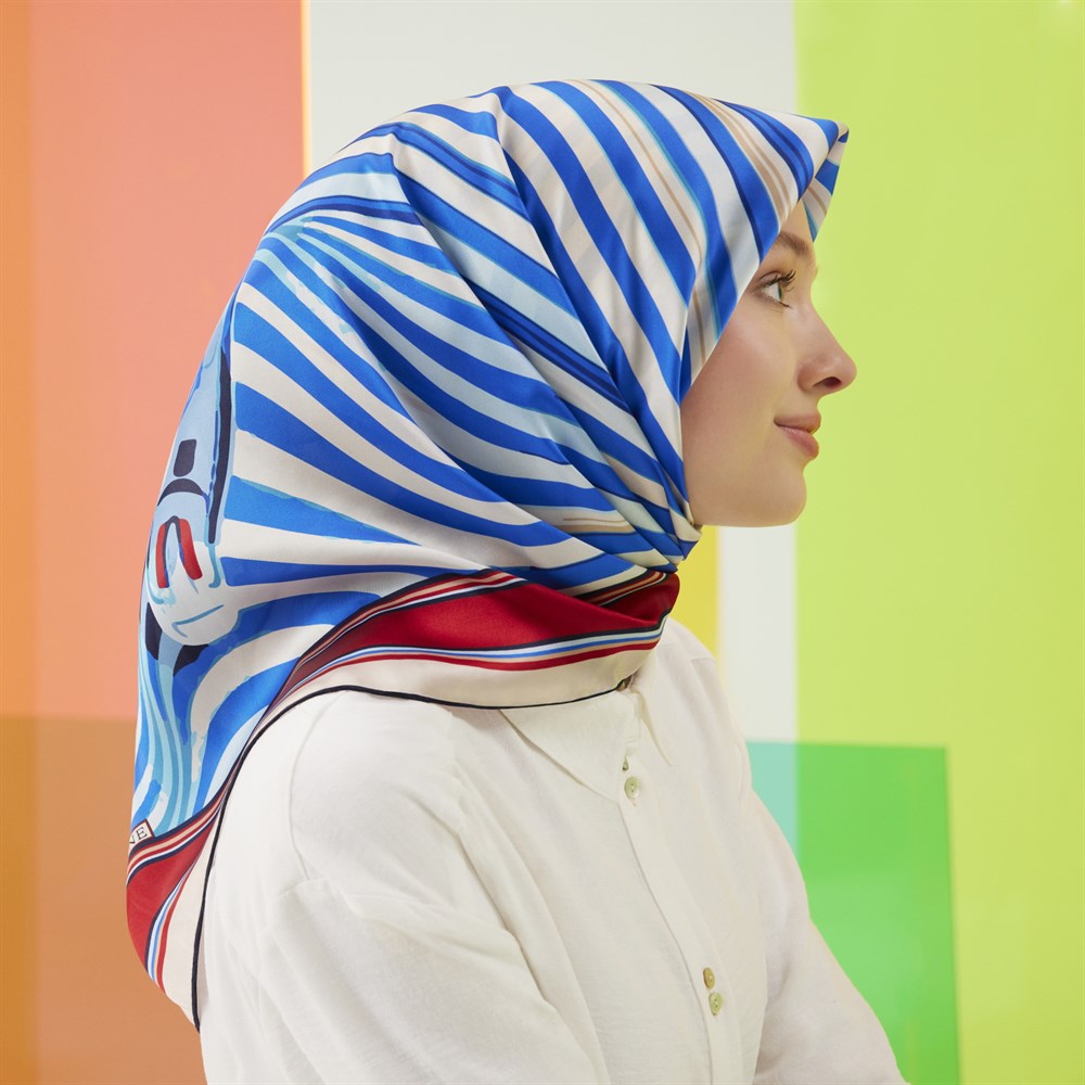 Armine İpek Eşarp 2022 İlkbahar-Yaz - 8706D-31 - Sura