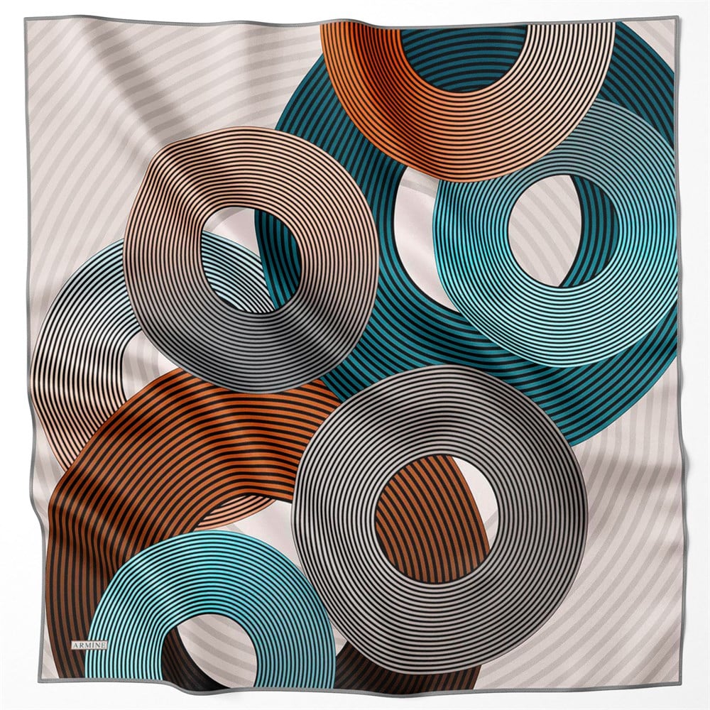 Armine Silk Scarf 2022 Spring-Summer - 8729D-03 - Twill