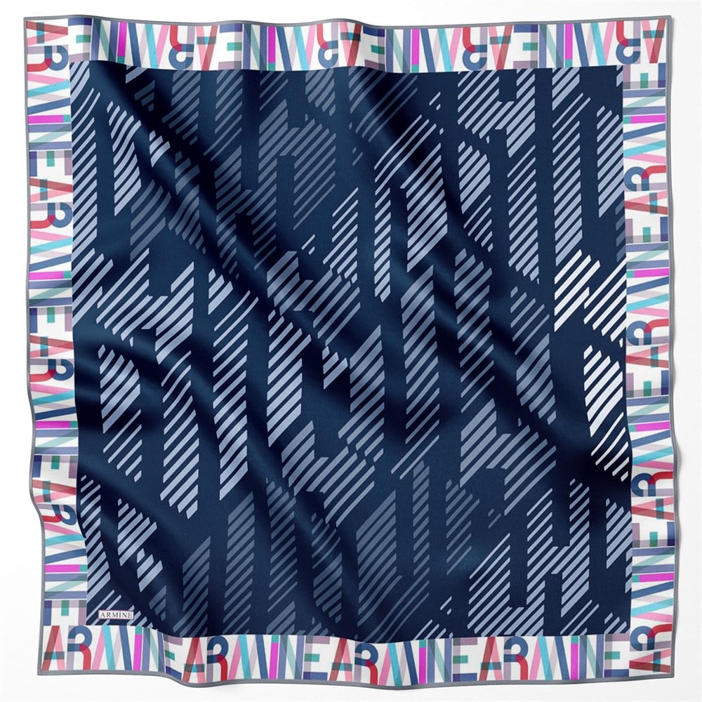Armine Silk Scarf 2022 Spring-Summer - 8712D-02 - Satin