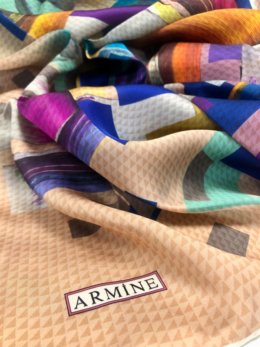 Armine İpek Eşarp 2022 İlkbahar-Yaz - 8727D-31 - Tivil