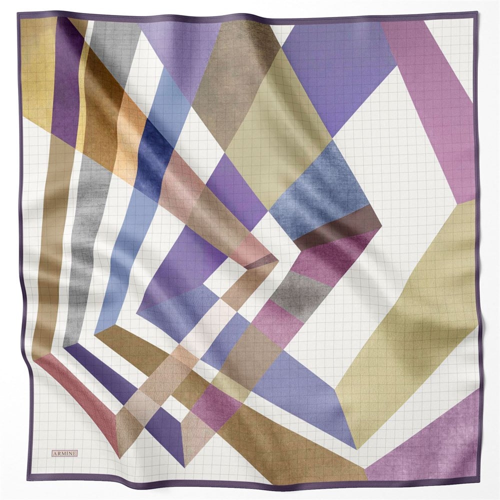 Armine Silk Scarf 2022 Spring-Summer - 8705D-41 - Twill