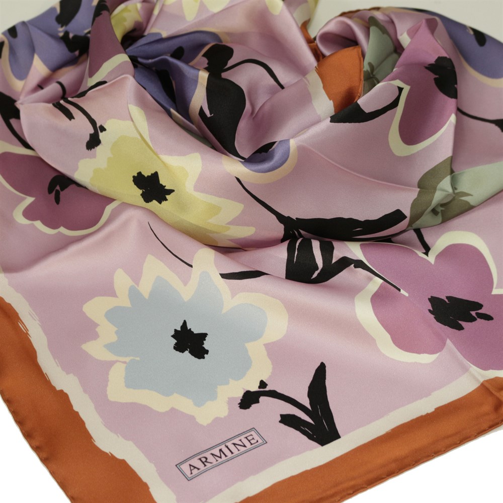 Armine Silk Scarf 2022 Spring-Summer - 8722D-03 - Twill