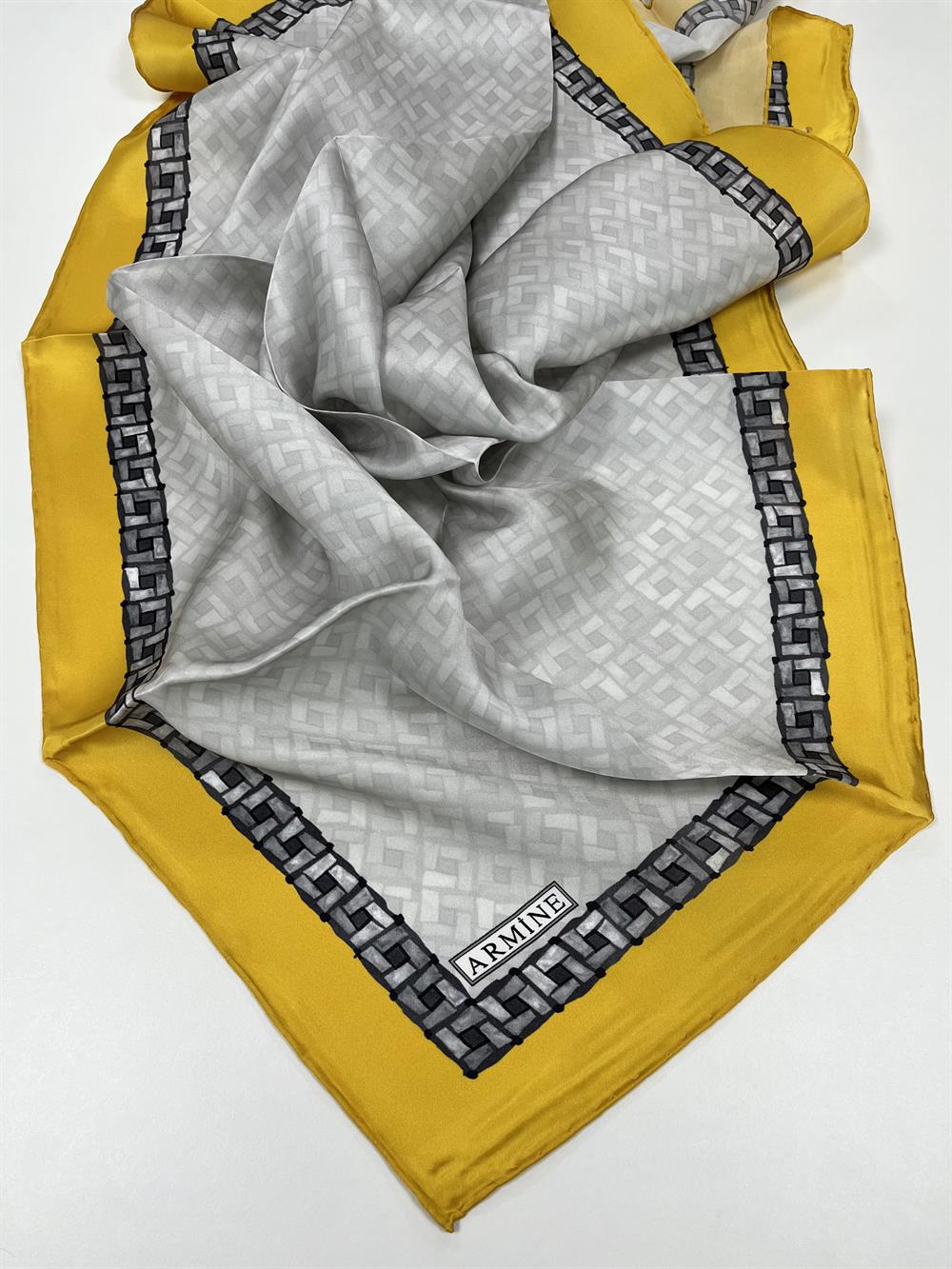 Armine Silk Scarf 2022 Spring-Summer - 8758D-39 - Twill