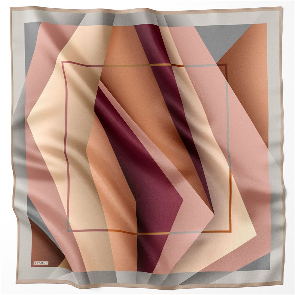 Armine Silk Scarf 2022 Spring-Summer - 8700D-04 - Twill