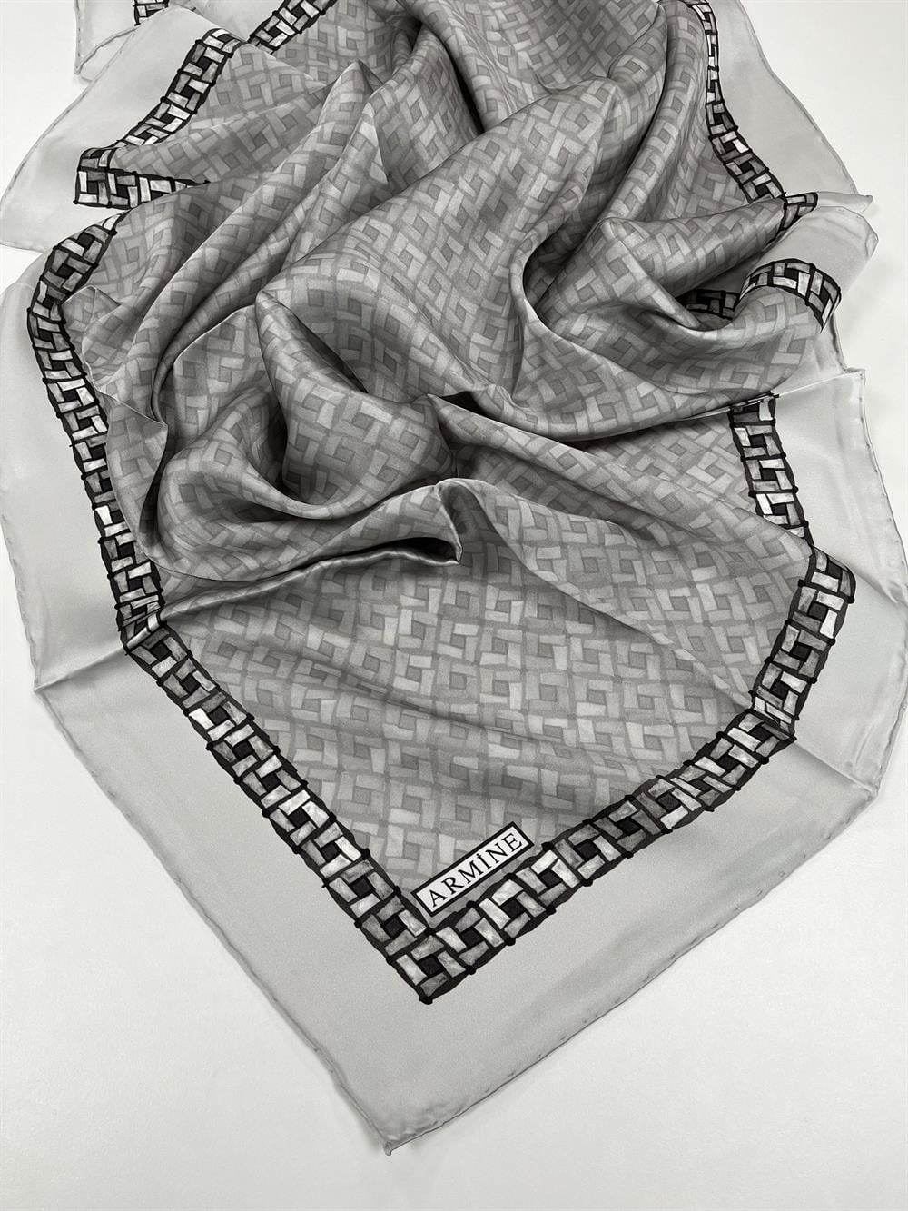 Armine Silk Scarf 2022 Spring-Summer - 8758D-32 - Twill