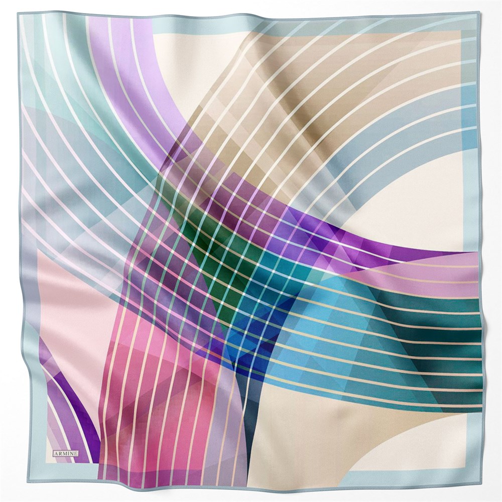 Armine Silk Scarf 2022 Spring-Summer - 8711D-31 - Twill