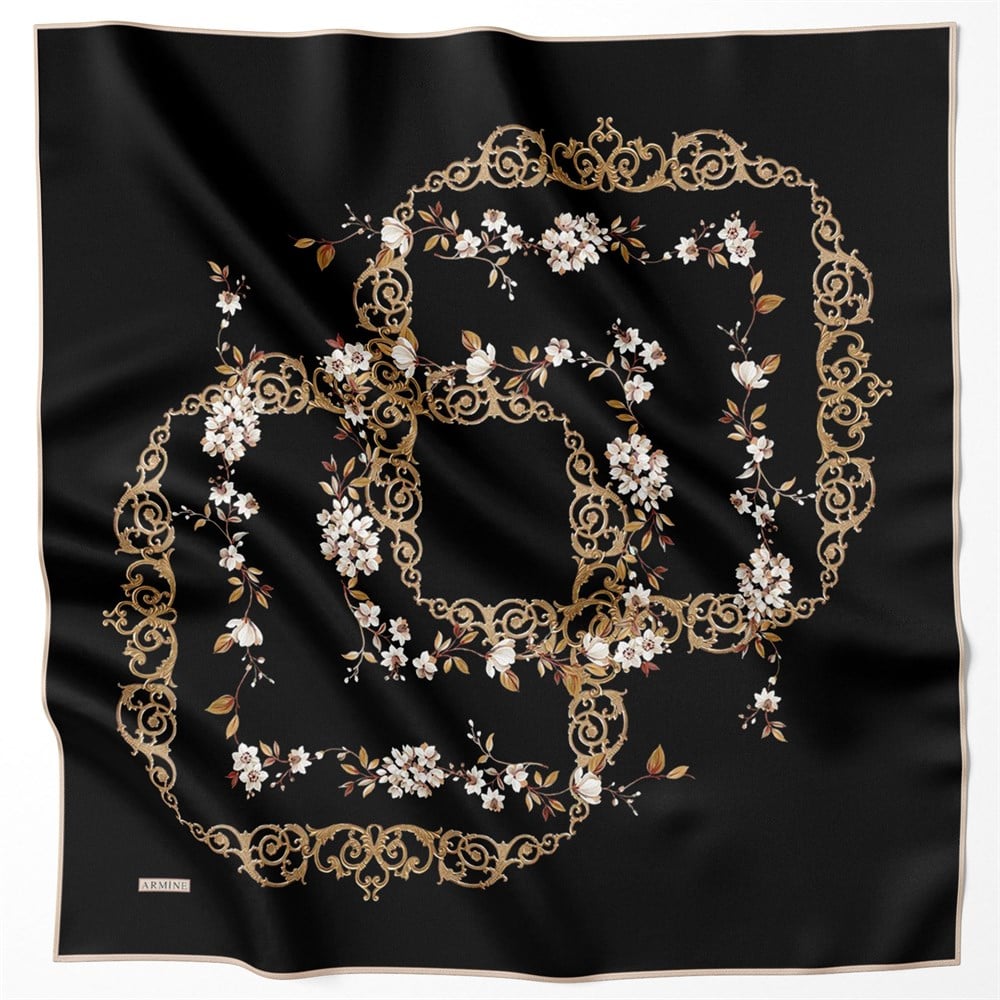 Armine Silk Scarf 2022 Spring-Summer - 8716D-36 - Twill