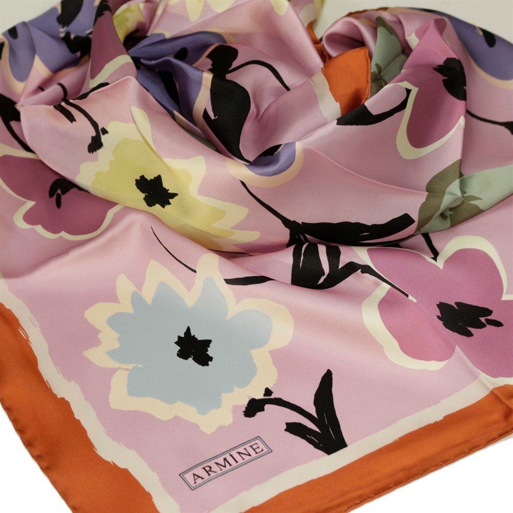 Armine Silk Scarf 2022 Spring-Summer - 8722D-03 - Satin