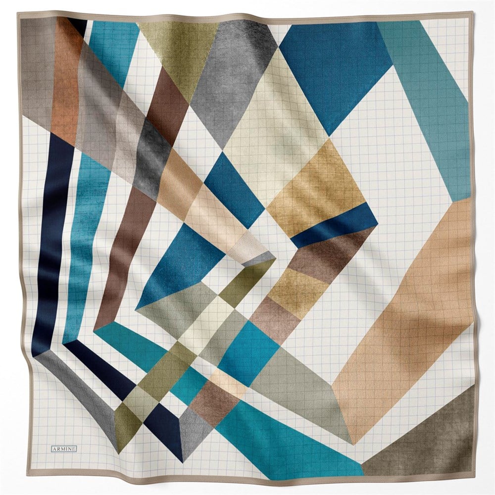 Armine Silk Scarf 2022 Spring-Summer - 8705D-08 - Twill