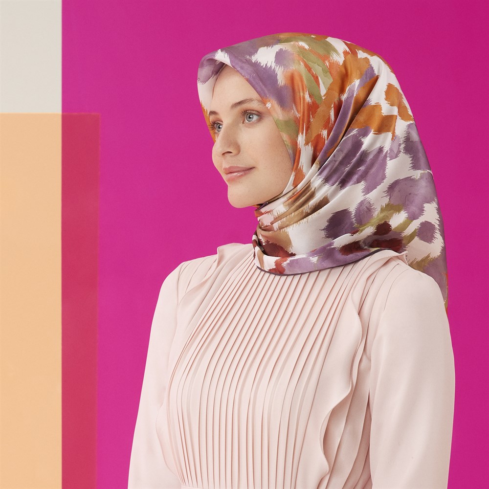 Armine İpek Eşarp 2022 İlkbahar-Yaz - 8759D-03 - Sura