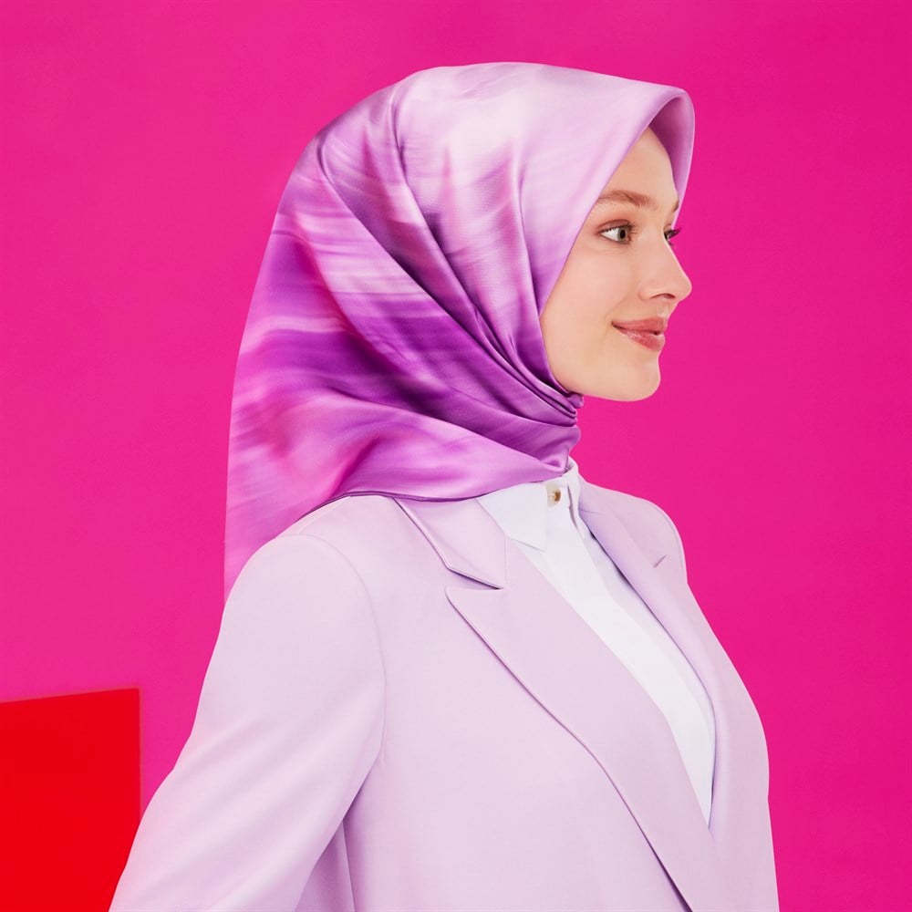 Armine İpek Eşarp 2022 İlkbahar-Yaz - 8734D-10 - Tivil