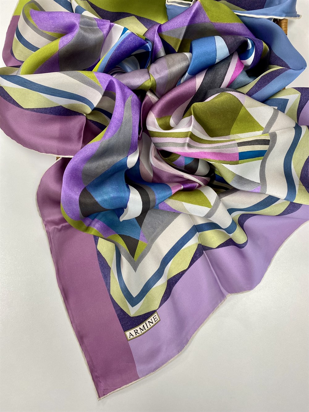 Armine Silk Scarf 2022 Spring-Summer - 8752D-05 - Satin