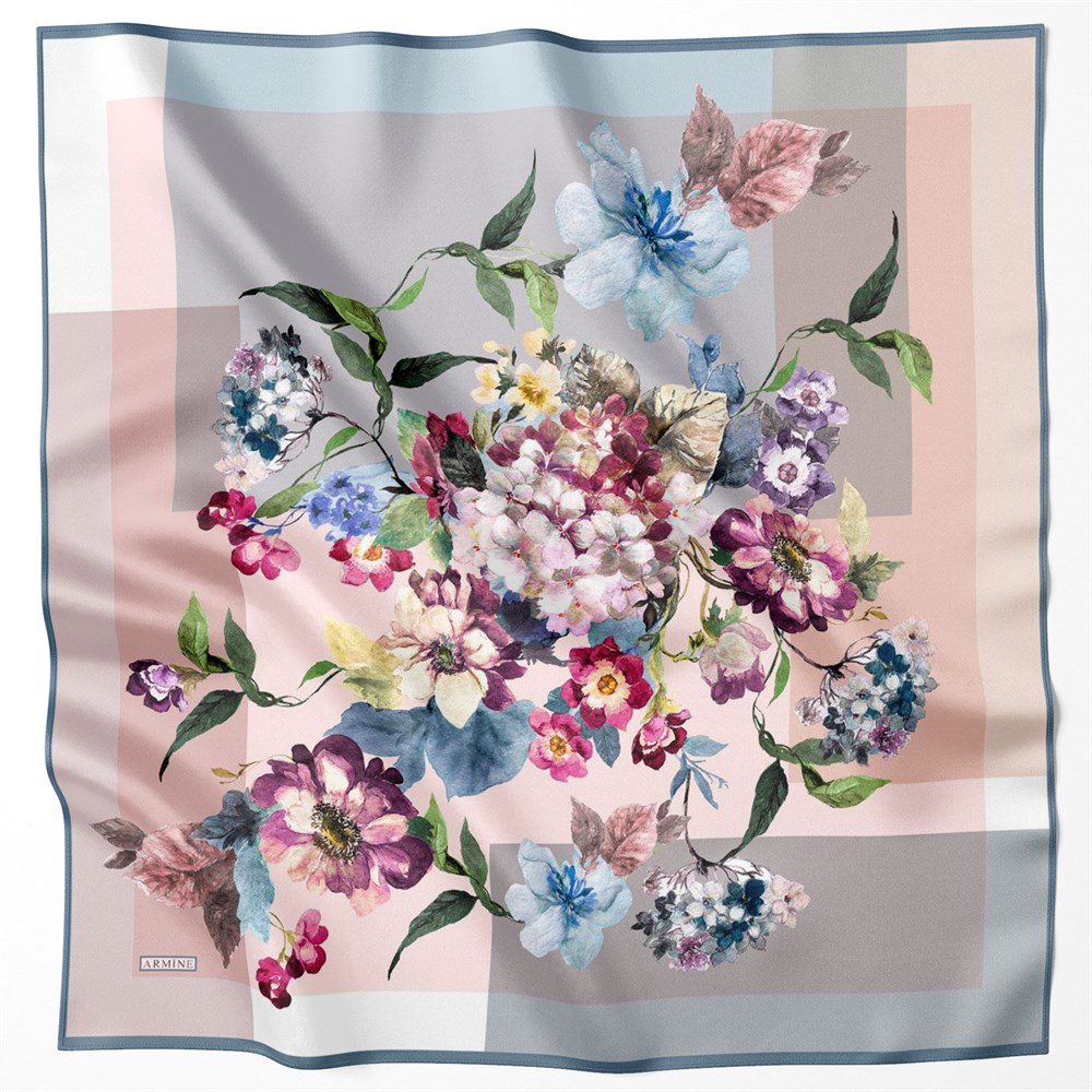 Armine Silk Scarf 2022 Spring-Summer - 8707D-31 - Twill
