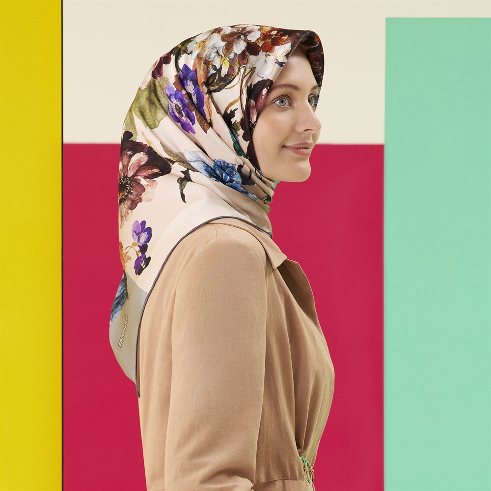 Armine İpek Eşarp 2022 İlkbahar-Yaz - 8707D-36 - Sura