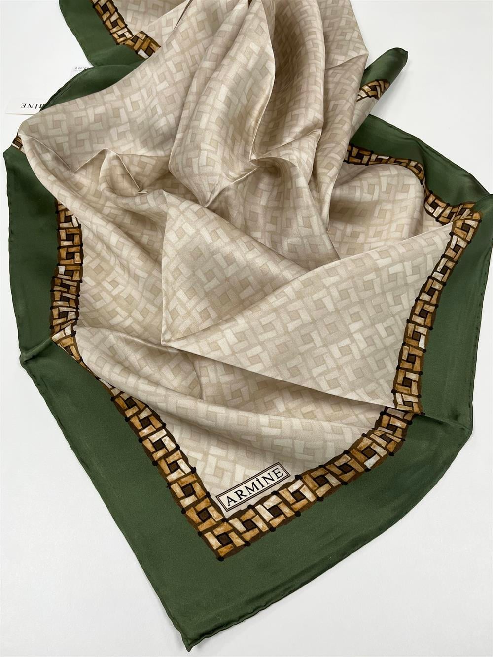 Armine Silk Scarf 2022 Spring-Summer - 8758D-34 - Twill