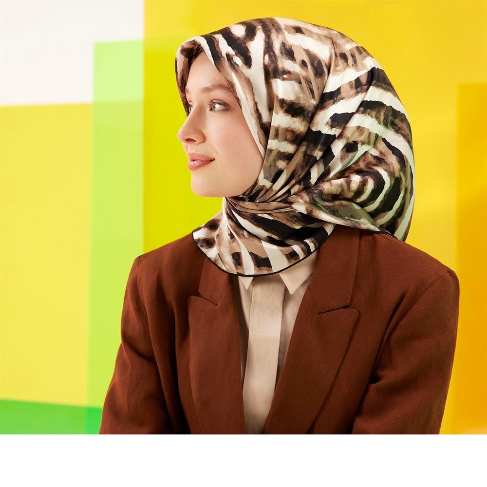 Armine İpek Eşarp 2022 İlkbahar-Yaz - 8748D-05 - Tivil