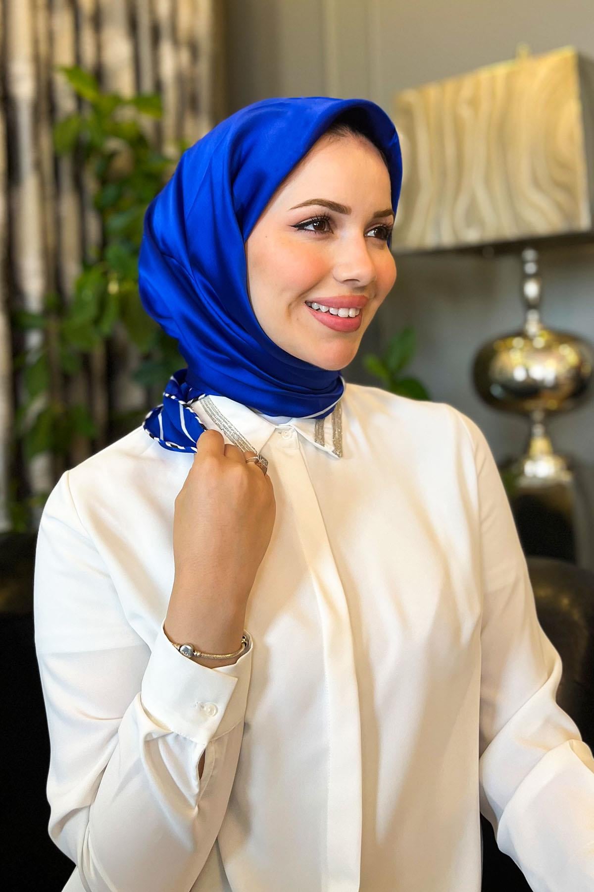 Armine İpek Eşarp 2023 İlkbahar-Yaz - 8966D-78 - Sura