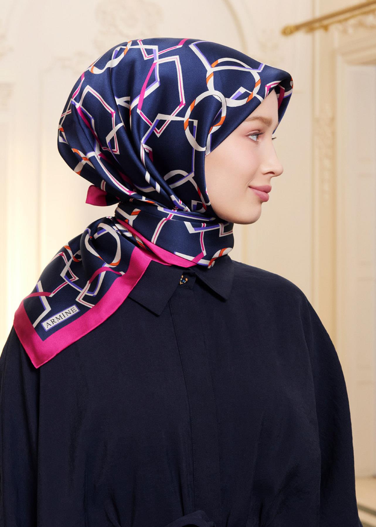 Armine İpek Eşarp 2023 İlkbahar-Yaz - 8916D-08 - Sura