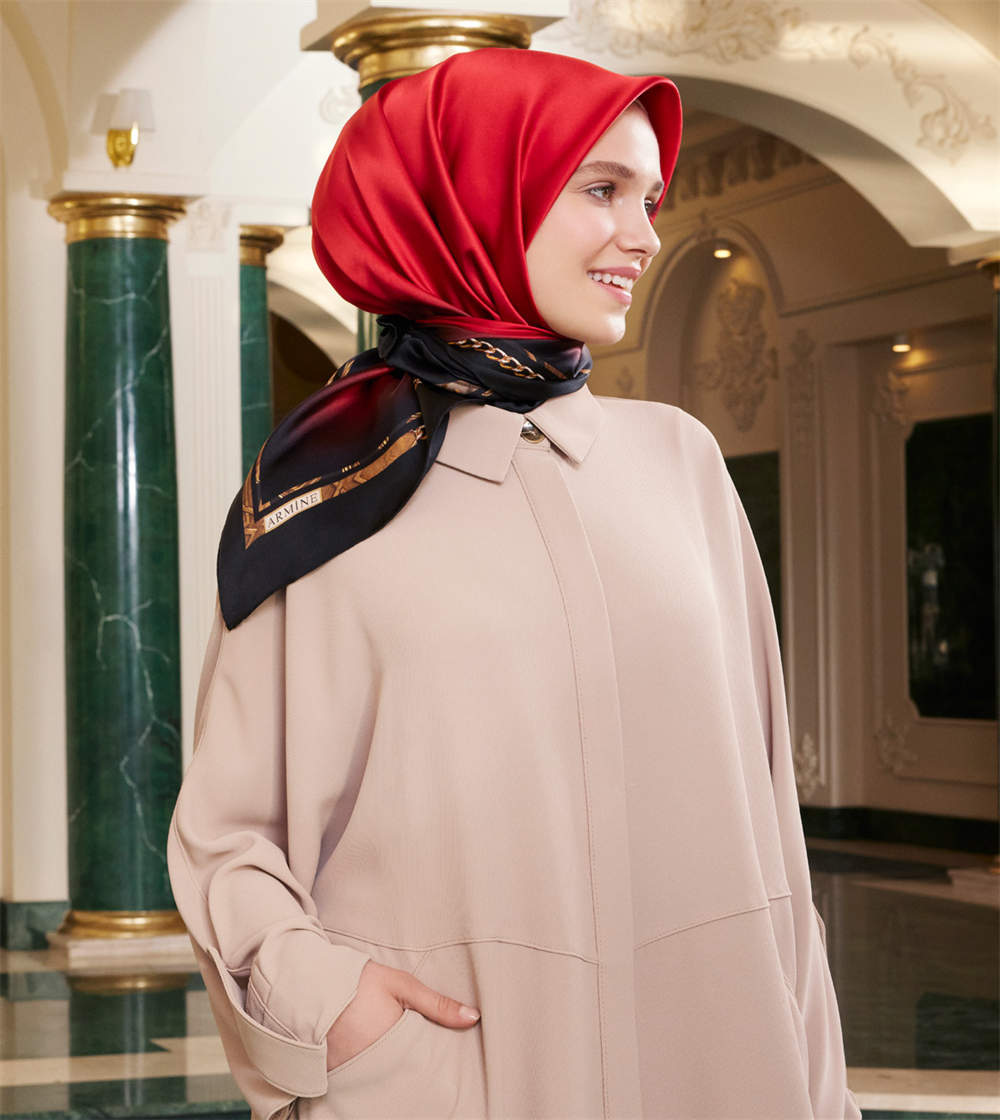 Armine İpek Eşarp 2023 İlkbahar-Yaz - 8928D-01 - Sura