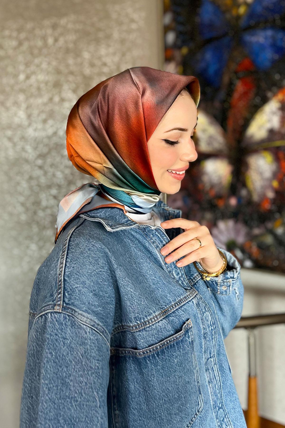 Armine İpek Eşarp 2023 İlkbahar-Yaz - 8927D-31 - Tivil
