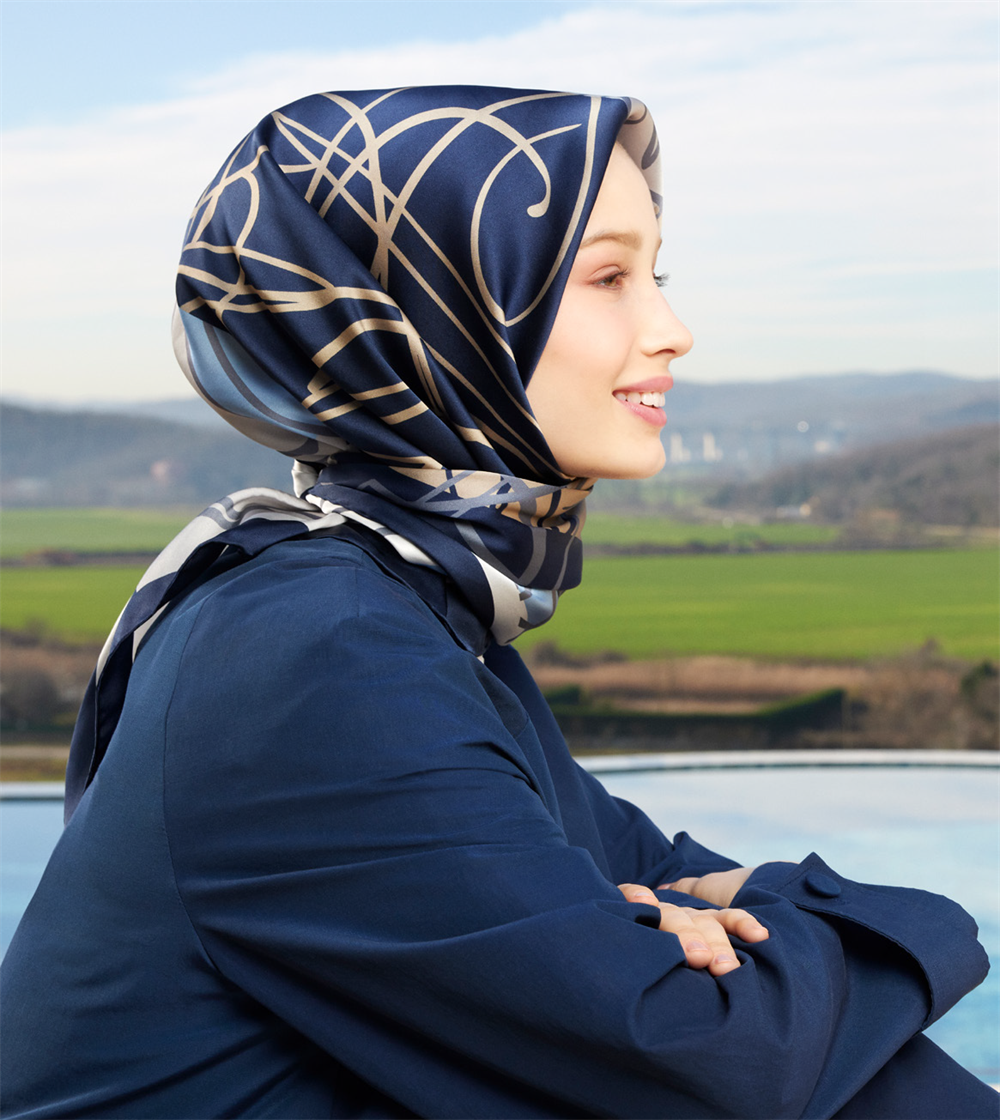 Armine İpek Eşarp 2023 İlkbahar-Yaz - 8964D-02 - Sura