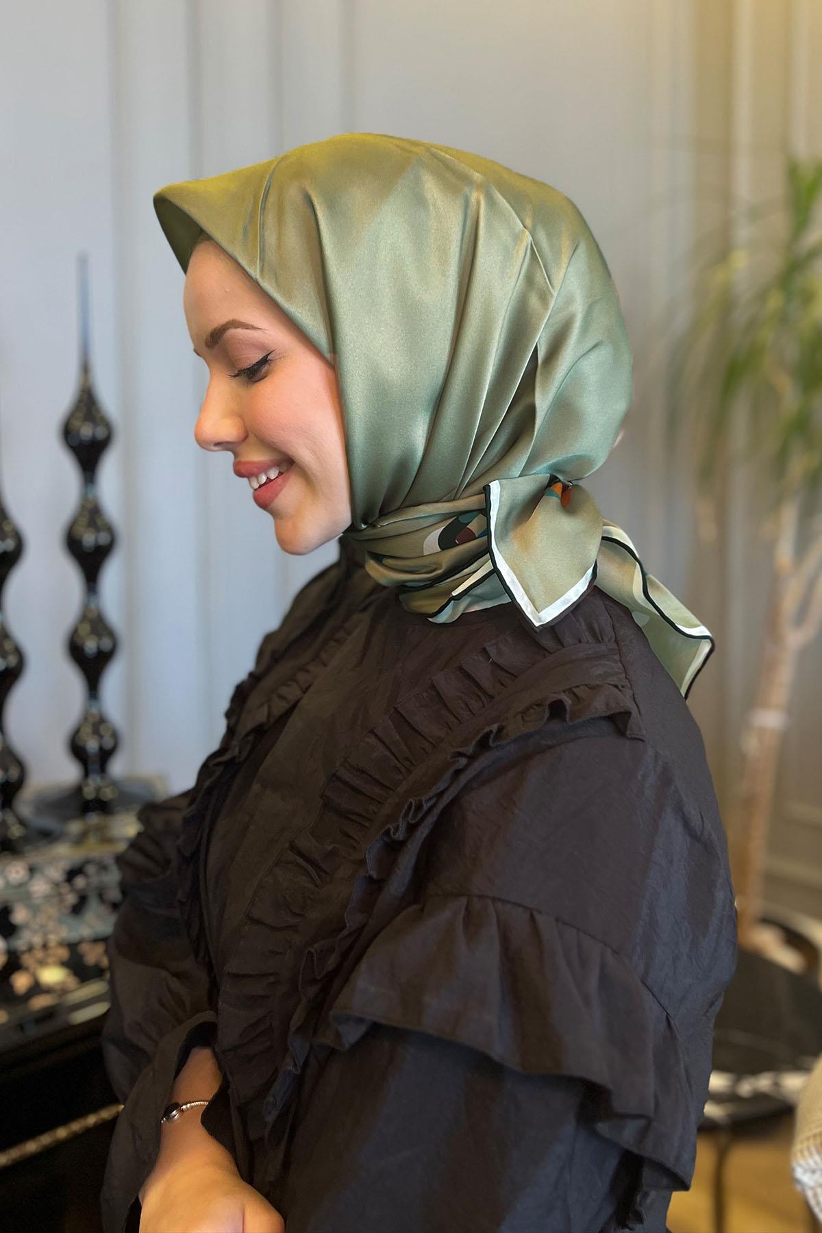 Armine İpek Eşarp 2023 İlkbahar-Yaz - 8908D-53 - Tivil