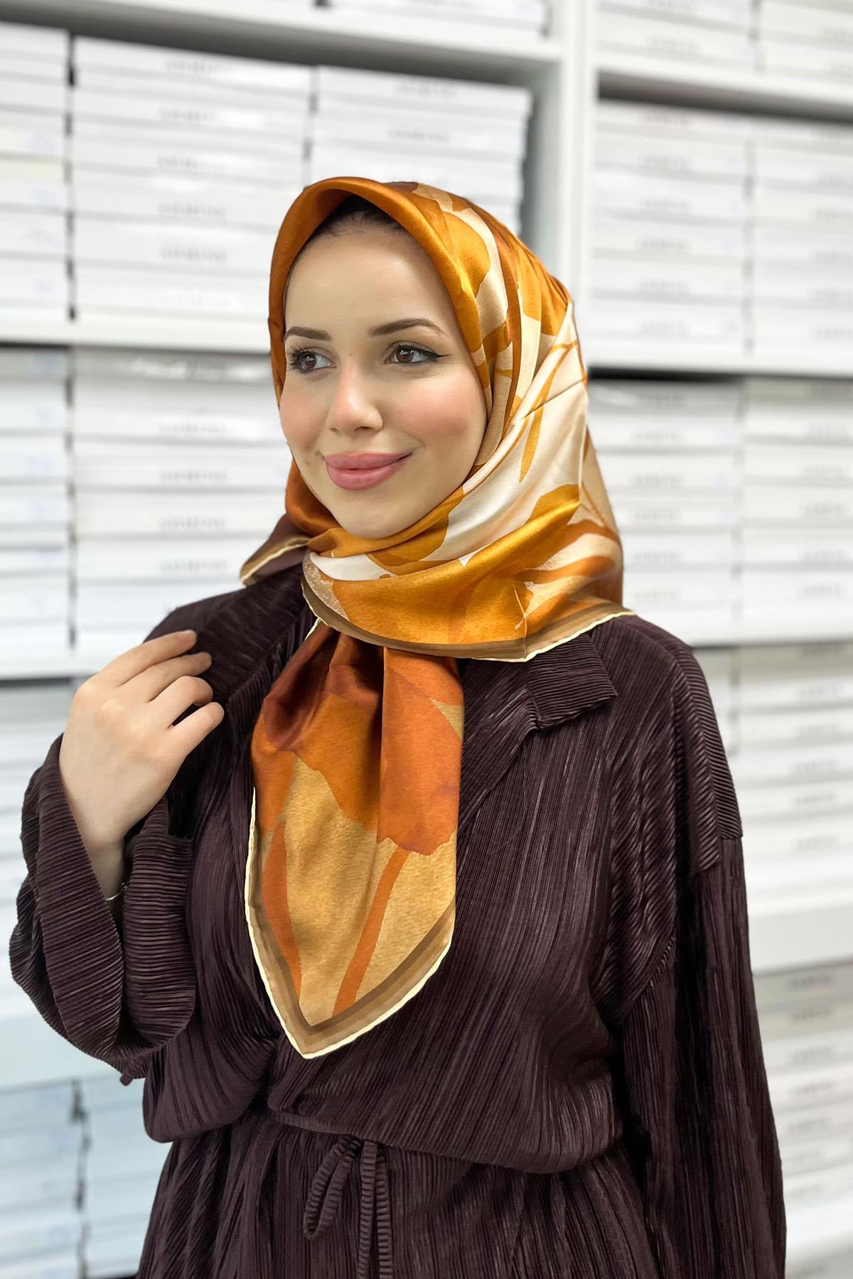Armine İpek Eşarp 2023 İlkbahar-Yaz - 8953D-35 - Sura