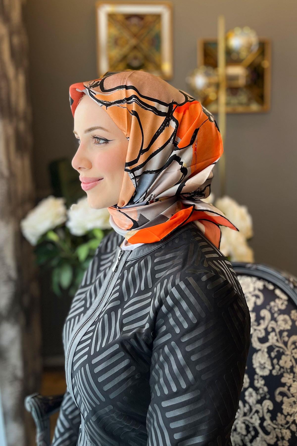 Armine İpek Eşarp 2023 İlkbahar-Yaz - 8914D-36 - Sura