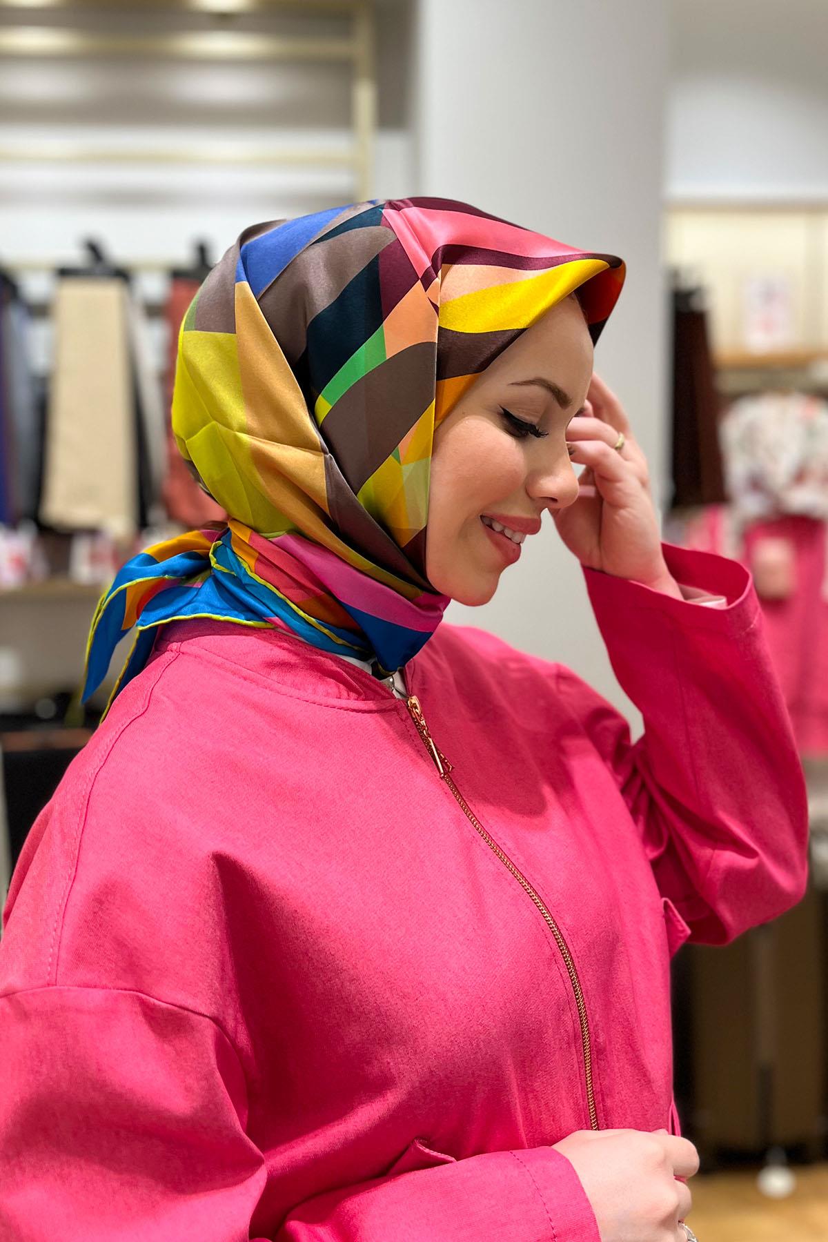 Armine İpek Eşarp 2023 İlkbahar-Yaz - 8901D-33 - Sura