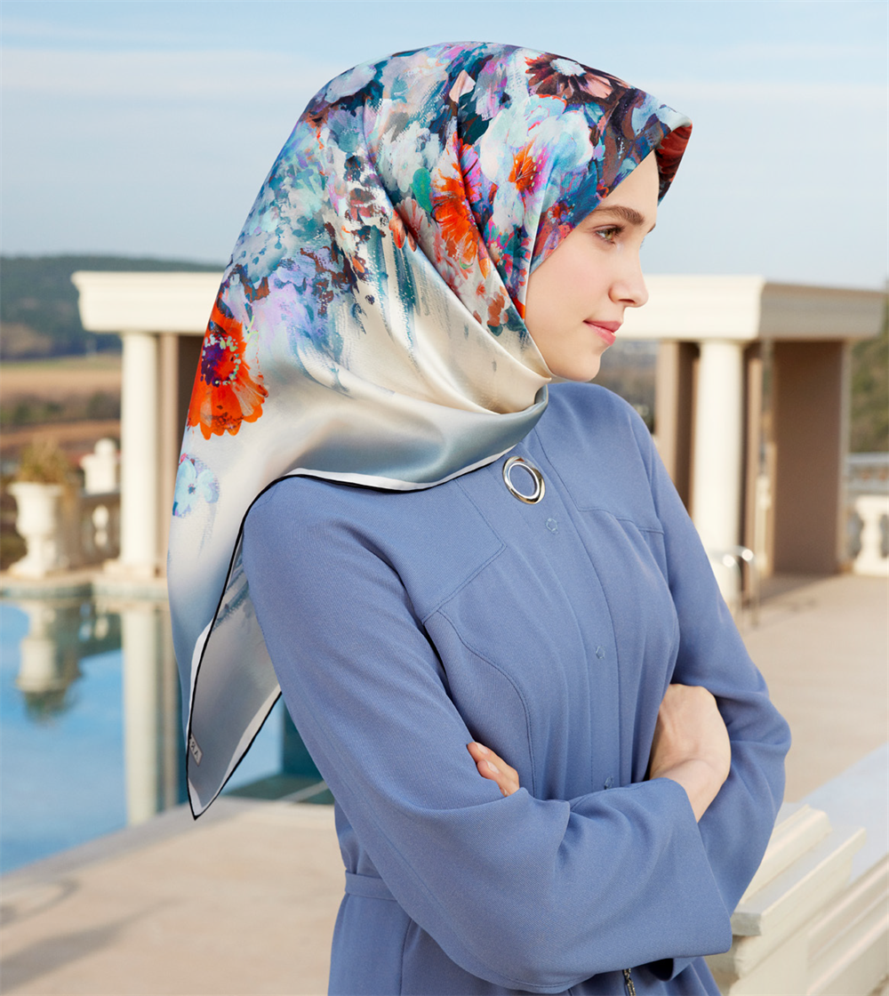 Armine İpek Eşarp 2023 İlkbahar-Yaz - 8949D-54 - Sura