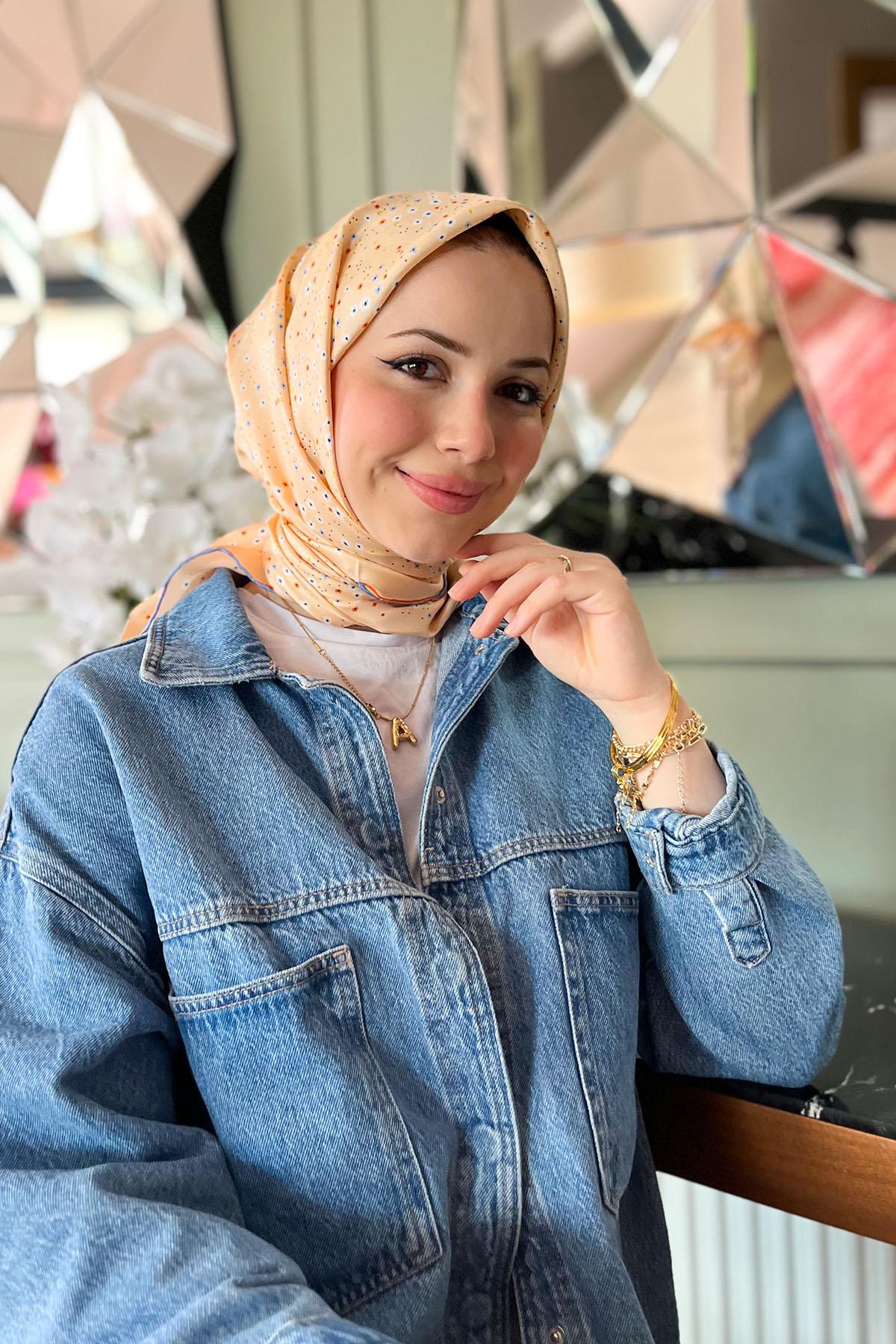 Armine İpek Eşarp 2023 İlkbahar-Yaz - 8900D-41 - Tivil