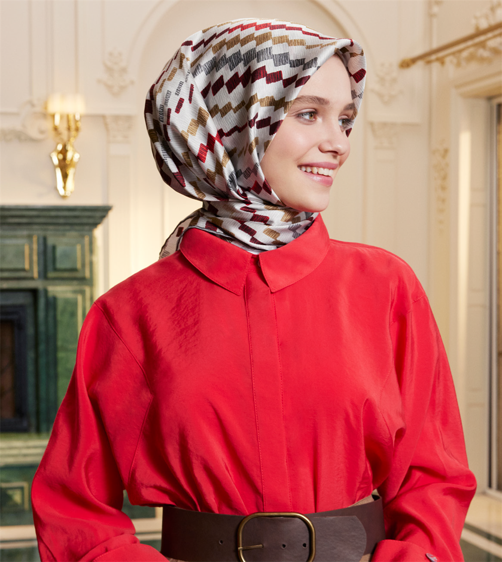 Armine İpek Eşarp 2023 İlkbahar-Yaz - 8954D-32 - Sura