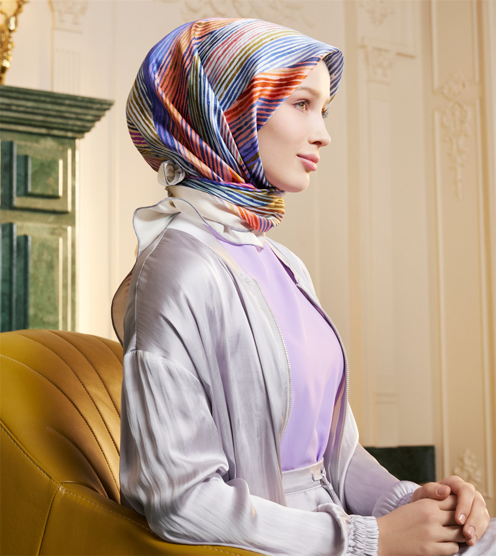 Armine İpek Eşarp 2023 İlkbahar-Yaz - 8955D-32 - Sura