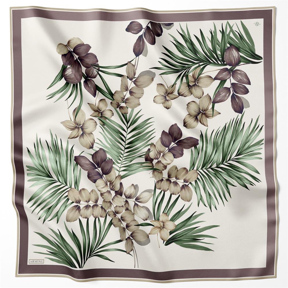 Armine İpek Eşarp 2023 İlkbahar-Yaz - 8946D-01 - Tivil