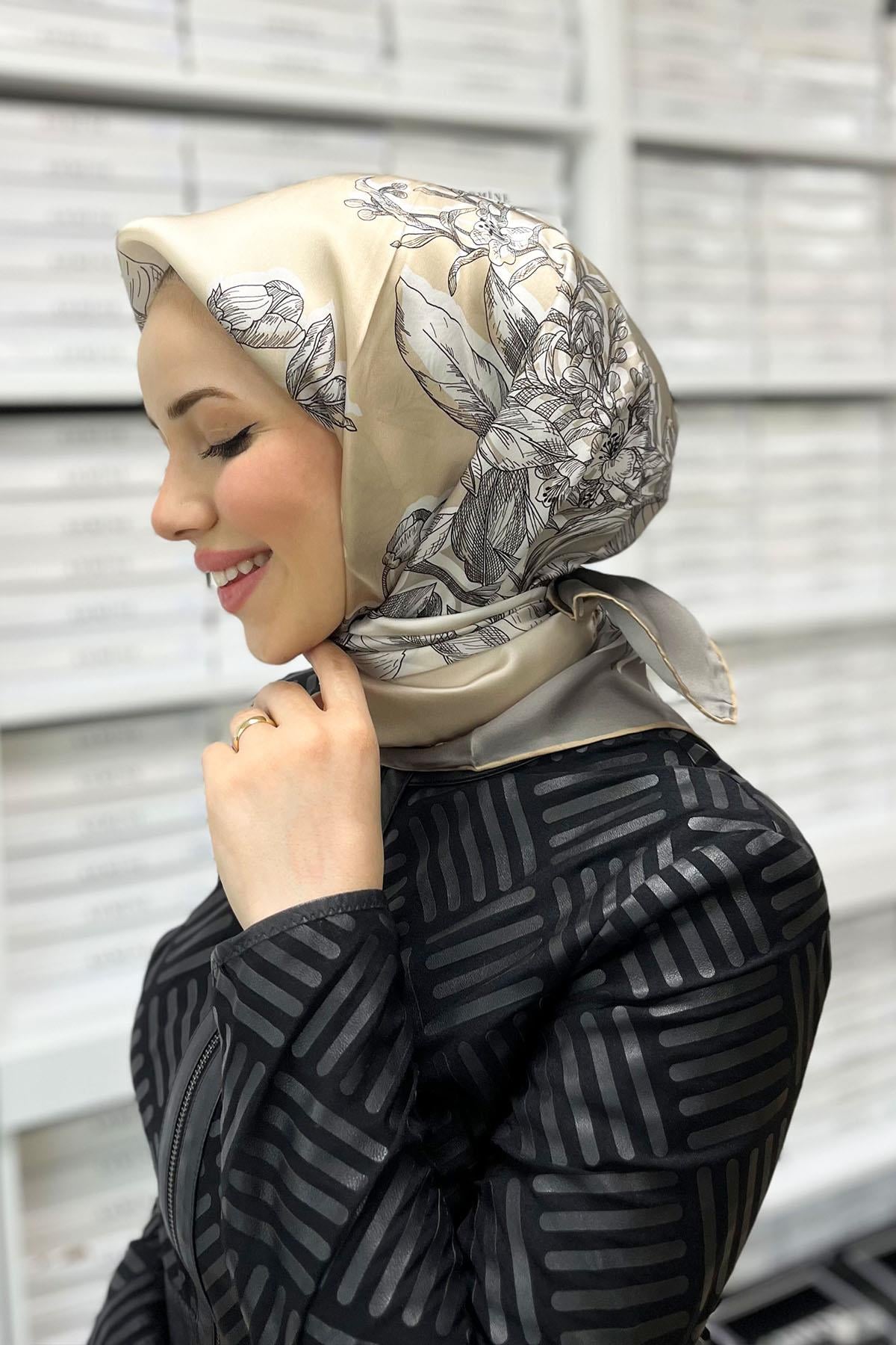 Armine İpek Eşarp 2023 İlkbahar-Yaz - 8938D-21 - Sura