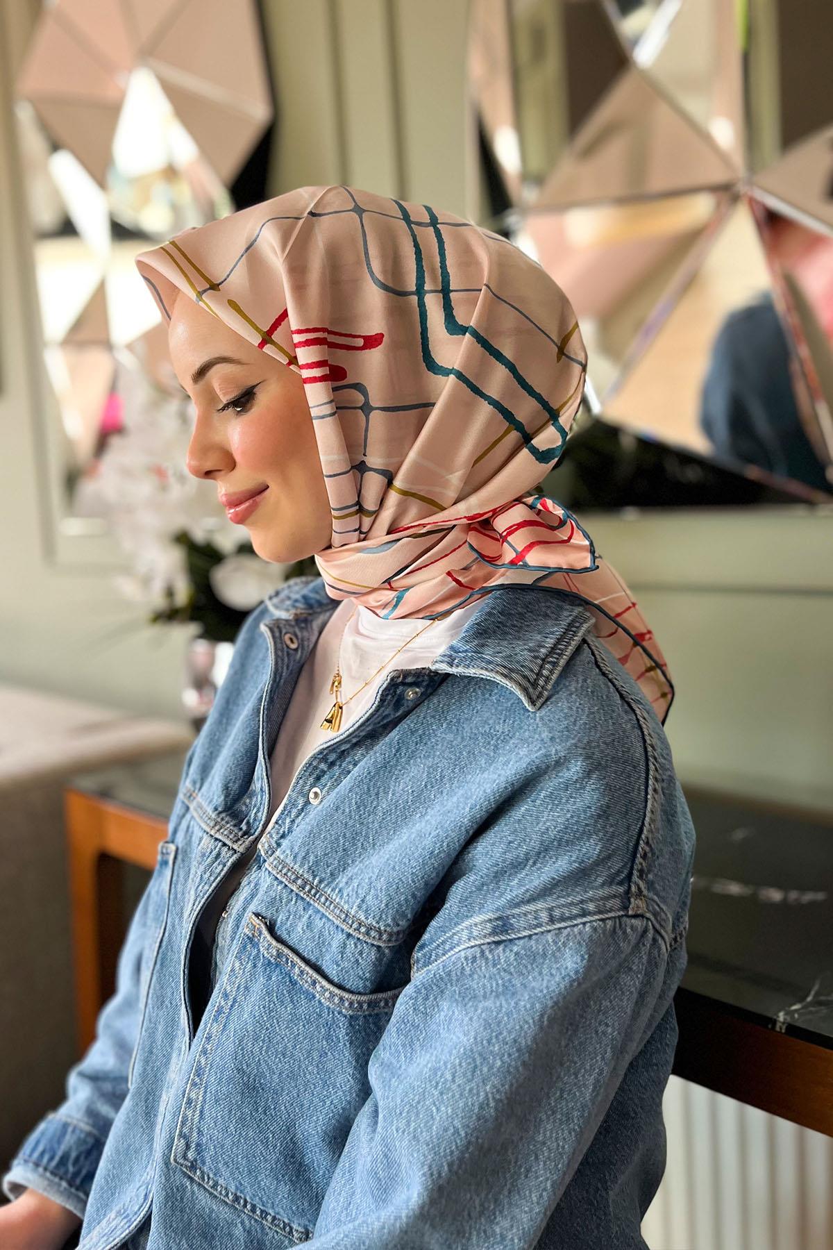 Armine İpek Eşarp 2023 İlkbahar-Yaz - 8948D-34 - Sura